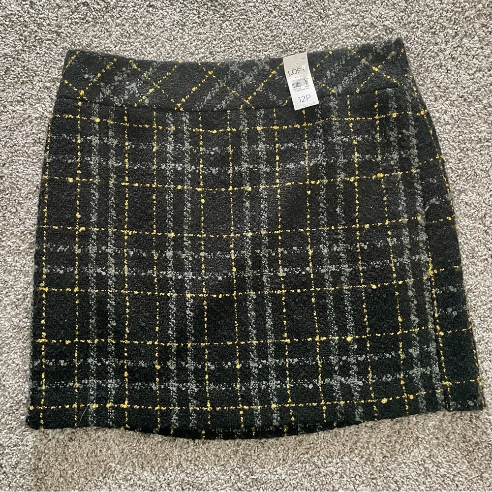 Ann Taylor Loft Boucle Mini Skirt - 12P NWT